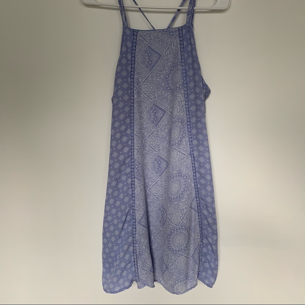Blue Rain Purple Shift Dress